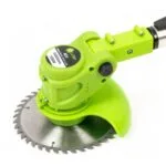 Trimmer electric, acumulator 48V, 1500 W, tija extensibila, rotire 180 de grade, Verde - imagine 2