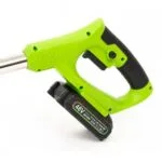 Trimmer electric, acumulator 48V, 1500 W, tija extensibila, rotire 180 de grade, Verde - imagine 3