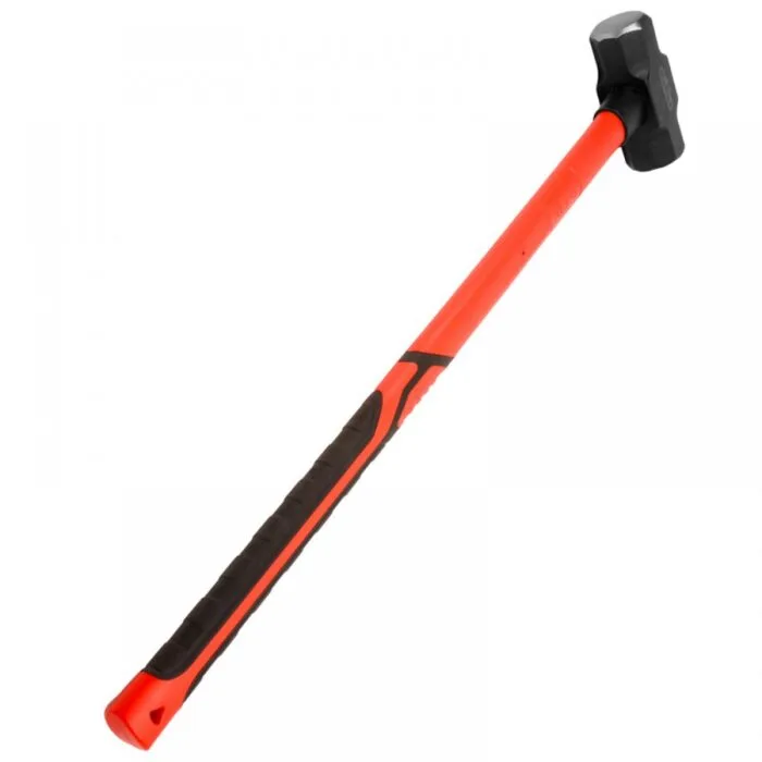 Baros dublu cu coada din fibra de sticla si amortizarea impactului, 8", 3.6 kg, Lungime totala 90 cm, strat antiderapant - imagine 2