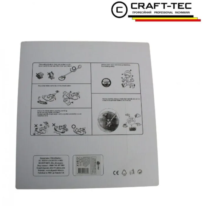 Disc motocoasa NR 10, 255x25.4x40T arbusti, dinti vidia, model Special - imagine 2