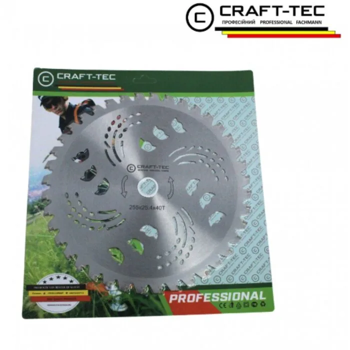 Disc motocoasa NR 10, 255x25.4x40T arbusti, dinti vidia, model Special - imagine 3