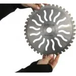 Disc motocoasa NR 10, 255x25.4x40T arbusti, dinti vidia, model Soare - imagine 2