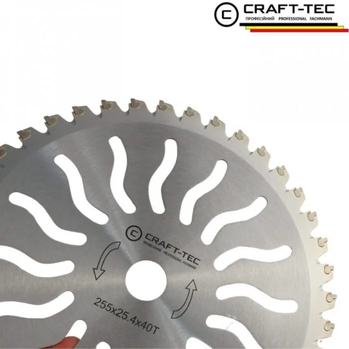 Disc motocoasa NR 10, 255x25.4x40T arbusti, dinti vidia, model Soare - imagine 4