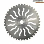 Disc motocoasa NR 10, 255x25.4x40T arbusti, dinti vidia, model Soare