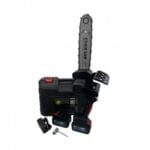 Drujba Electrica cu 2 baterii, 48v, lama 12’’, trusa transport, Viteza lant: 6m/s - imagine 3