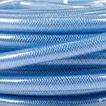 Furtun PVC cu insertie de poliester, 3/4, Ø22, 50M, uz casnic si gradinarit, Albastru - imagine 3