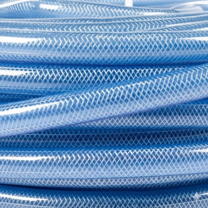 Furtun PVC cu insertie de poliester, 3/4, Ø22, 50M, uz casnic si gradinarit, Albastru - imagine 3