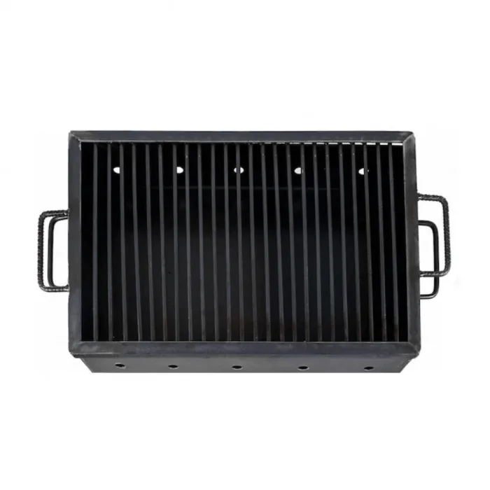 Gratar Metalic pe Carbuni, Picioare detasabile, Sistem de ventilatie, Suprafata 50 x 35 cm - imagine 3