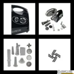 Masina electrica tocat carne, 3800W, 3 site, accesorii incluse - imagine 5