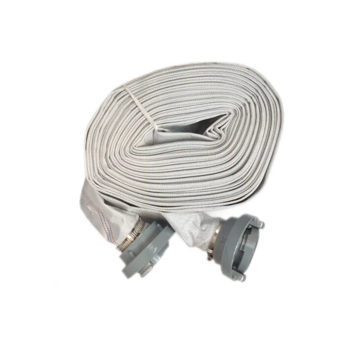 Furtun pompier 1'', 20M, 8 Bari, Tesatura sintetica rezistenta la exterior, Flux constant si puternic, cu Cuple - imagine 2