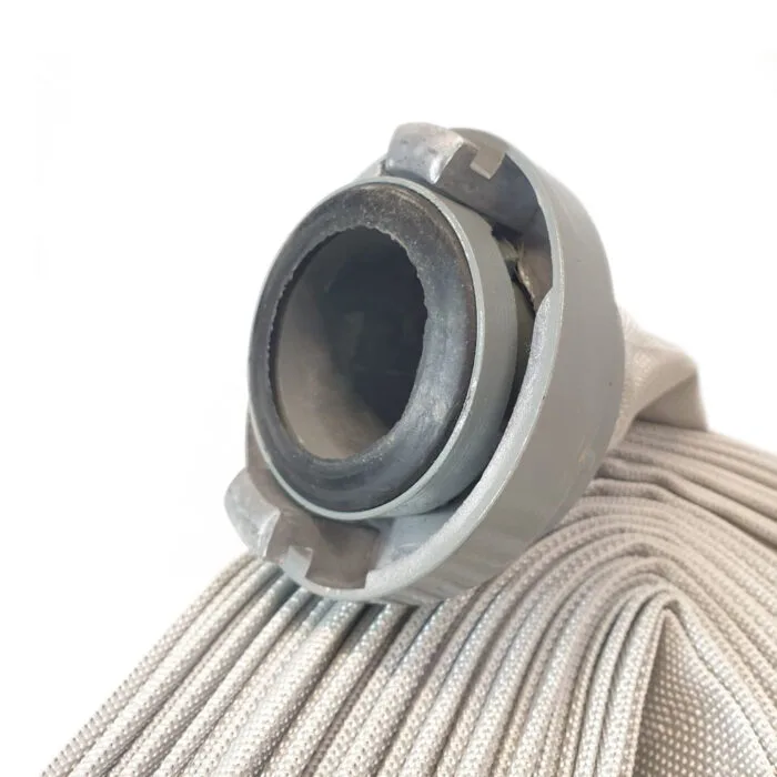 Furtun pompier 1'', 20M, 8 Bari, Tesatura sintetica rezistenta la exterior, Flux constant si puternic, cu Cuple - imagine 3