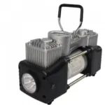 Set Complet de Compresor Auto, 2 cilindri, 12V, Debit de aer de 70L/min, Accesorii incluse, Cutie Depozitare si Transport - imagine 4