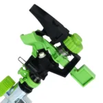 Aspersor Plastic, cu suport metal cu 6 moduri dispersie prin bataie, 45-360 grade - imagine 2