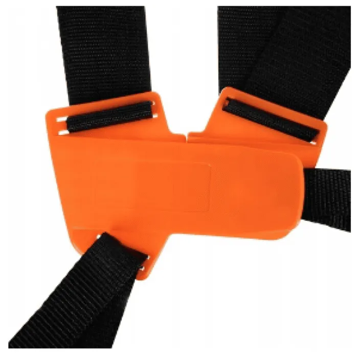 Ham motocoasa universal, Lungime maxima centura: 120 cm, Suport moale pentru umeri, Carabina de prindere, Design reglabil - imagine 4