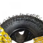 Set Accesorii: Cauciuc si Camera 400-8, Material premium, Inlocuire Usoara, Folie galbena de protectie - imagine 2