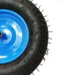 Roata roaba 400-8, ax subtire 14'', cu Bucsa, pentru Utilizarea Intensiva, Aderenta Excelenta, Albastru - imagine 2