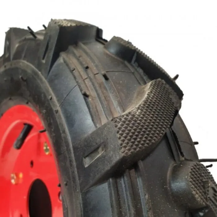 Roata motocultor 400-8, tractiune optima si stabilitate, Flansa Rosie - imagine 3