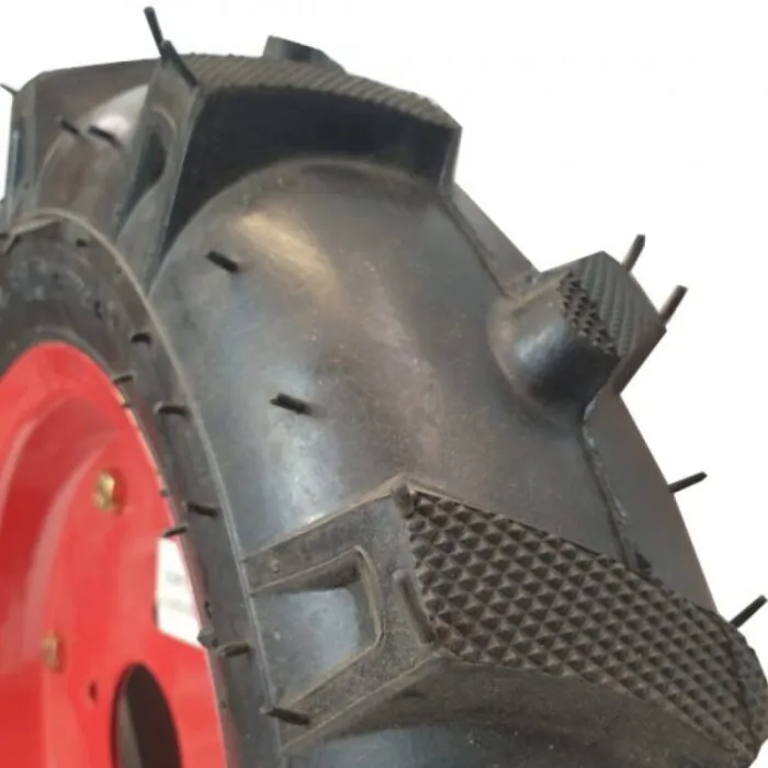 Roata 400-10 pentru motocultor, cauciuc special cu aderenta si protectie suplimentara - imagine 3