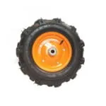 Roata motocultor 400-8, ax de 20 mm, cu rulment, tractiune optima si stabilitate, Portocaliu