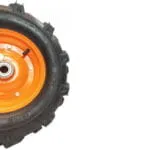 Roata motocultor 400-8, ax de 20 mm, cu rulment, tractiune optima si stabilitate, Portocaliu - imagine 2