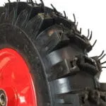 Roata motocultor 400-8, ax de 20 mm, tractiune optima si stabilitate, Flansa Rosie tip America - imagine 3