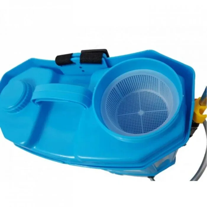 Pompa Stropit Electrica 12L, Vermorel, Acumulator 12V 8Ah, Prindere Rucsac, Lance Metalica Telescopica, 4 Duze Incluse - imagine 3