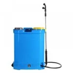 Pompa Stropit Electrica 16L, Vermorel, Acumulator 12V 8Ah, Prindere Rucsac, Lance Metalica Telescopica, 4 Duze Incluse
