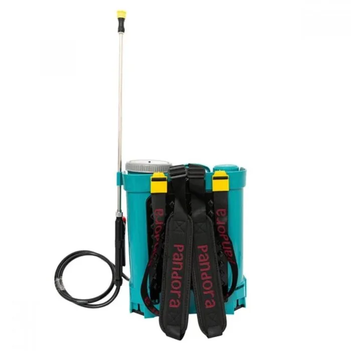 Pompa Stropit Electrica 16L, Vermorel, Acumulator 12V 8Ah, Prindere Rucsac, Lance Inox, 3 Duze Incluse - imagine 2