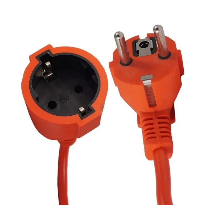 Prelungitor electric, 10 M tip cupla + fisa, 3 x 1.5 mm, IP44, max 2000W - imagine 2
