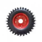Roata motocultor 400-8, janta + anvelopa + camera, tractiune optima si stabilitate, Flansa Tip America